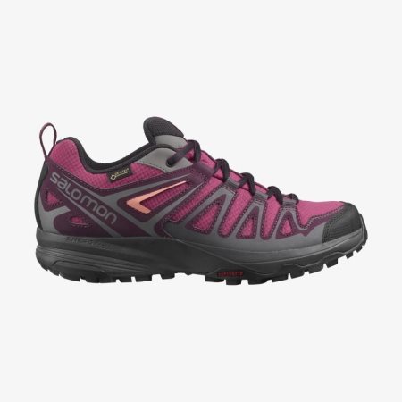 Scarpe Trekking Salomon X CREST GORE-TEX Donna Rosa/Nere IT 2-T84